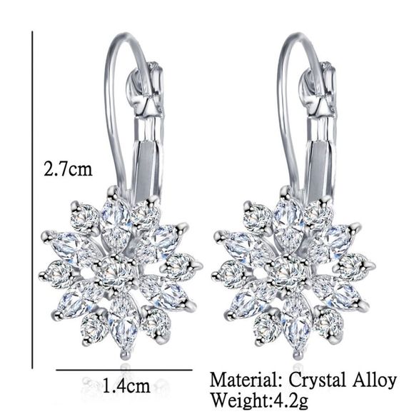A New Alloy Flower Earrings - Picture 1 of 1